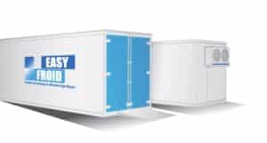 photo d'un matériel frigorifique commercialisé par Easy Froid, un conteneur frigo de 10 palettes, réf E25CF