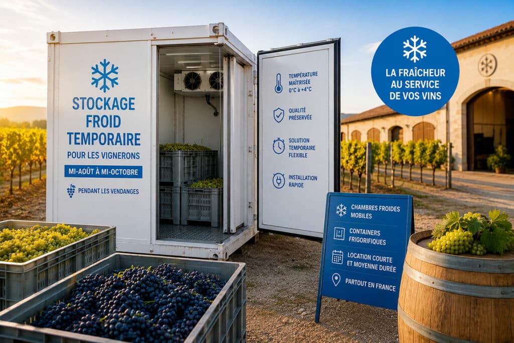 EasyFroid_stockage-froid-vendanges-1024x683 Location chambre froide vendanges : la solution frigorifique pour les vignerons